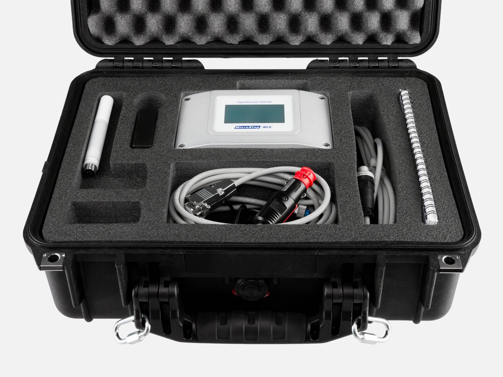 MicroStep-MIS | Portable Transfer Standard Barometer in a case